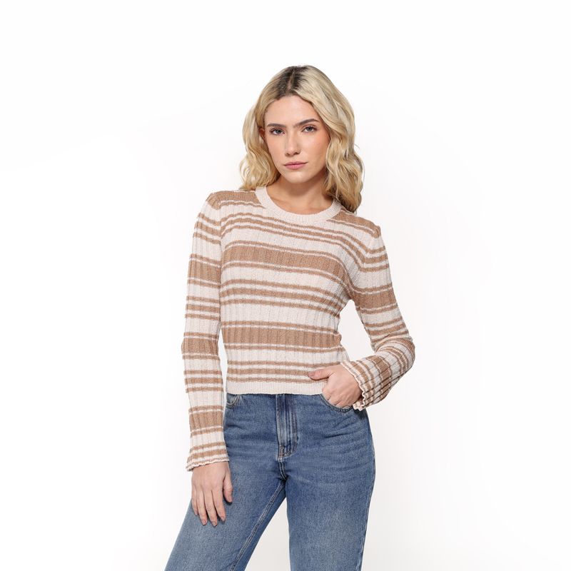 DOO AUSTRALIA - Blusa Mujer de Rayas Manga larga de Algodón Doo Australia