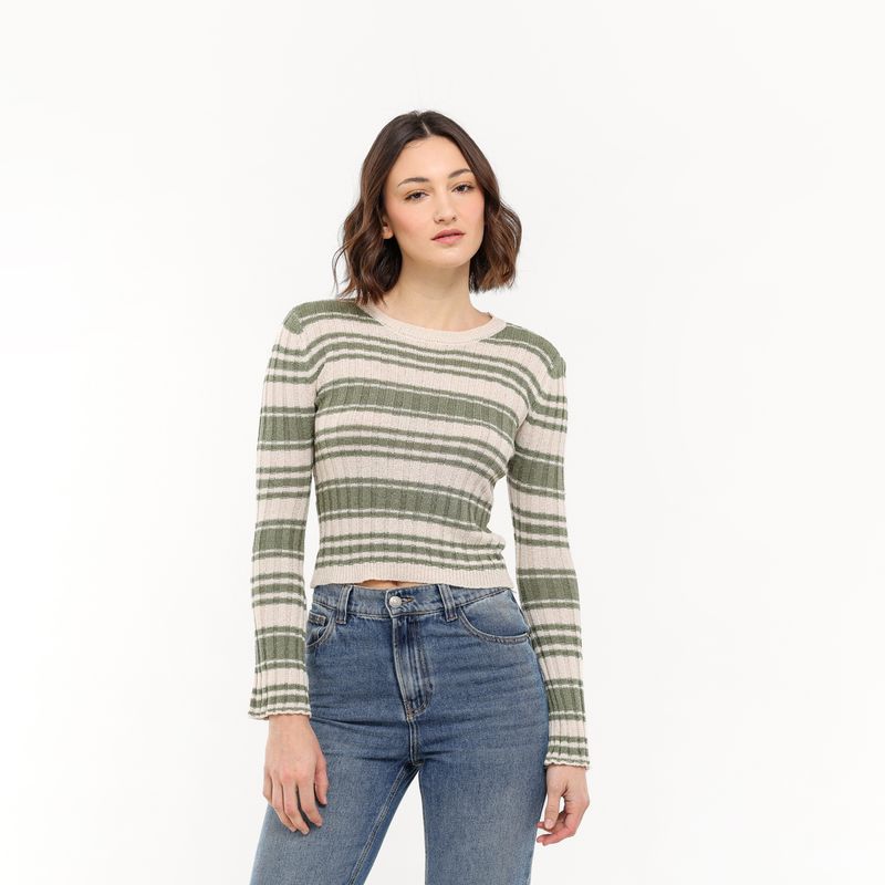 DOO AUSTRALIA - Blusa Mujer de Rayas Manga larga de Algodón Doo Australia