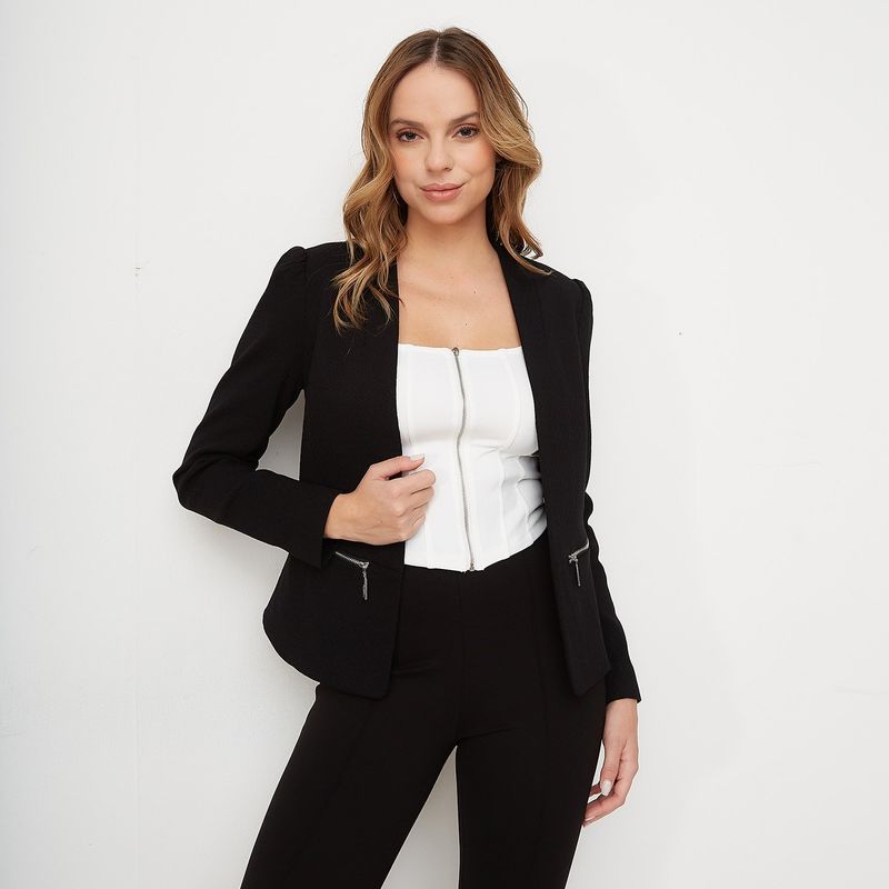 MOSSIMO - Blazer Mujer Cuello clásico Mossimo