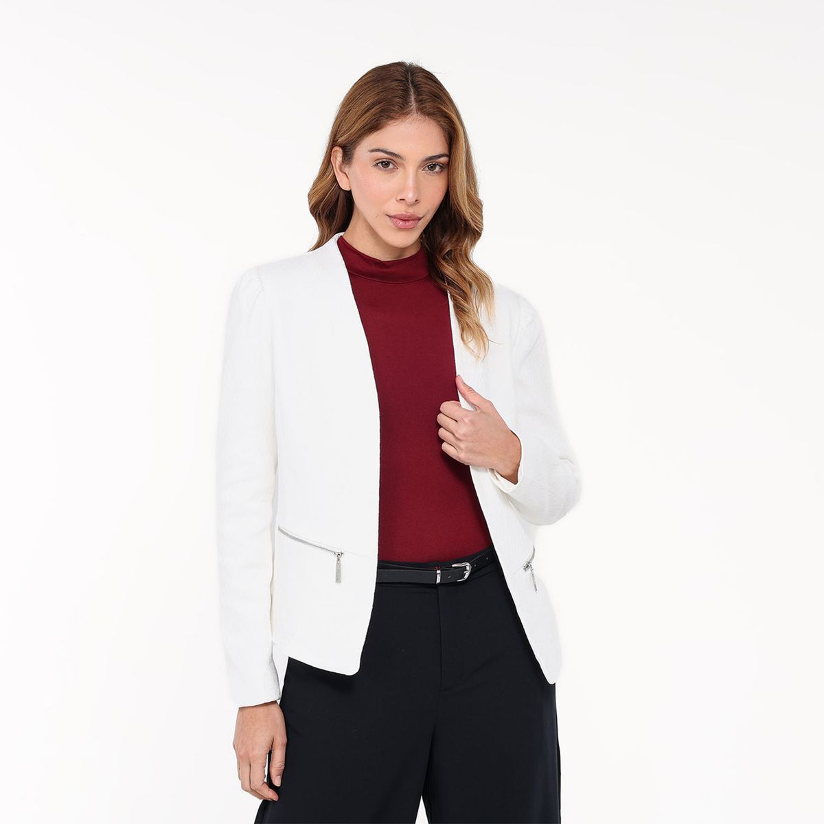 MOSSIMO - Blazer Mujer Cuello clásico Mossimo