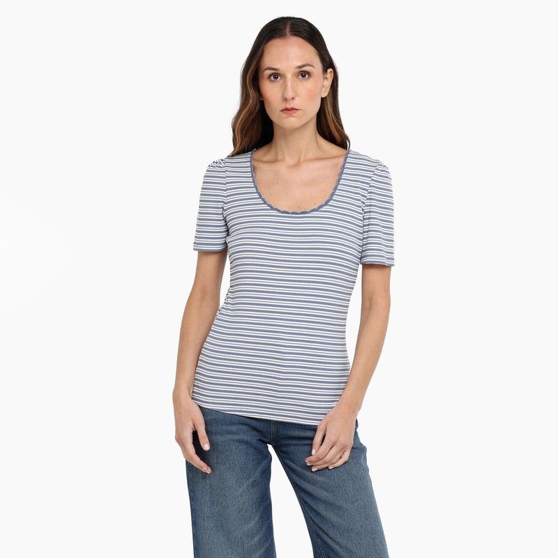 NEWPORT - Camiseta Mujer Manga corta Algodón Newport