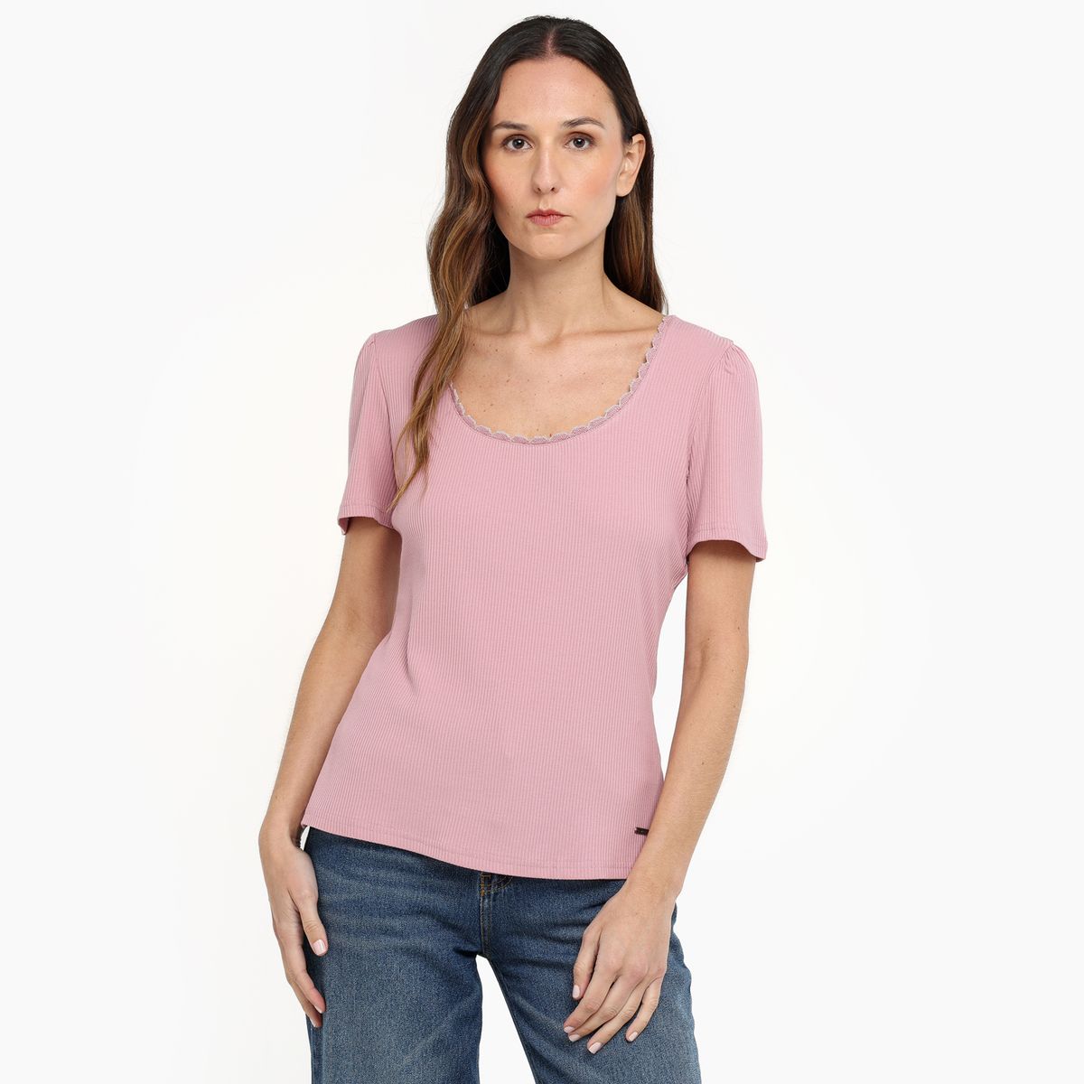 NEWPORT - Camiseta Mujer Manga corta Algodón Newport