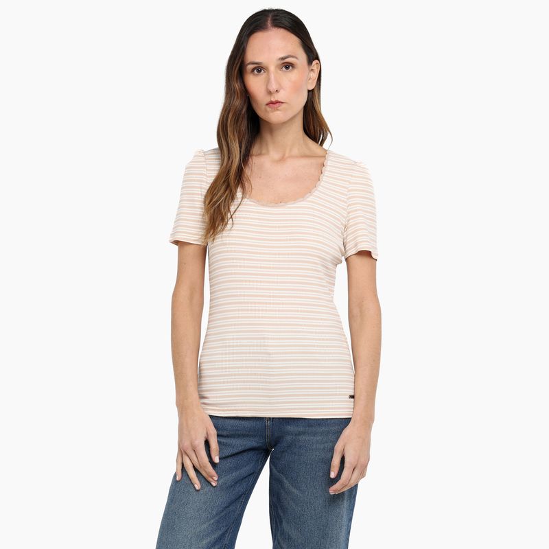 NEWPORT - Camiseta Mujer Manga corta Algodón Newport