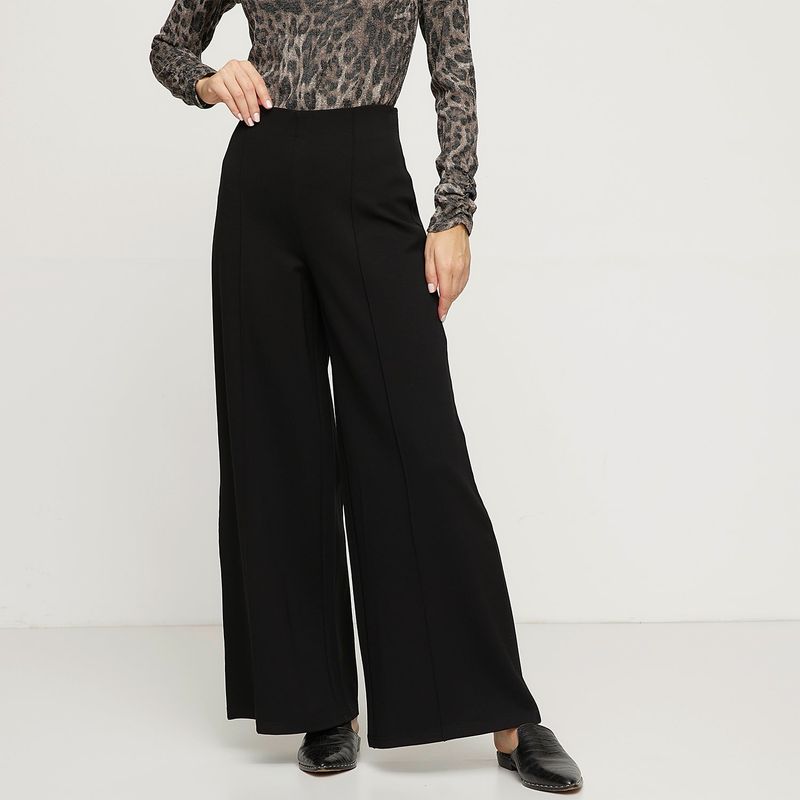 APOLOGY - Pantalón Wide leg Mujer Tiro alto Apology