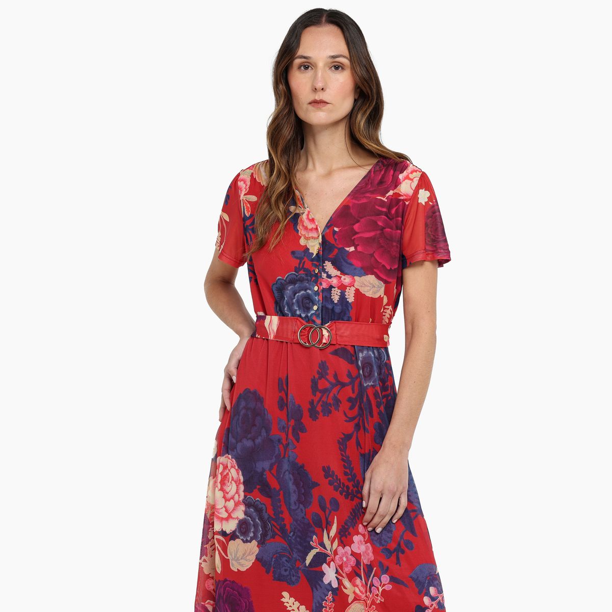 SOUTHLAND - Vestido Mujer Largo Casual Southland