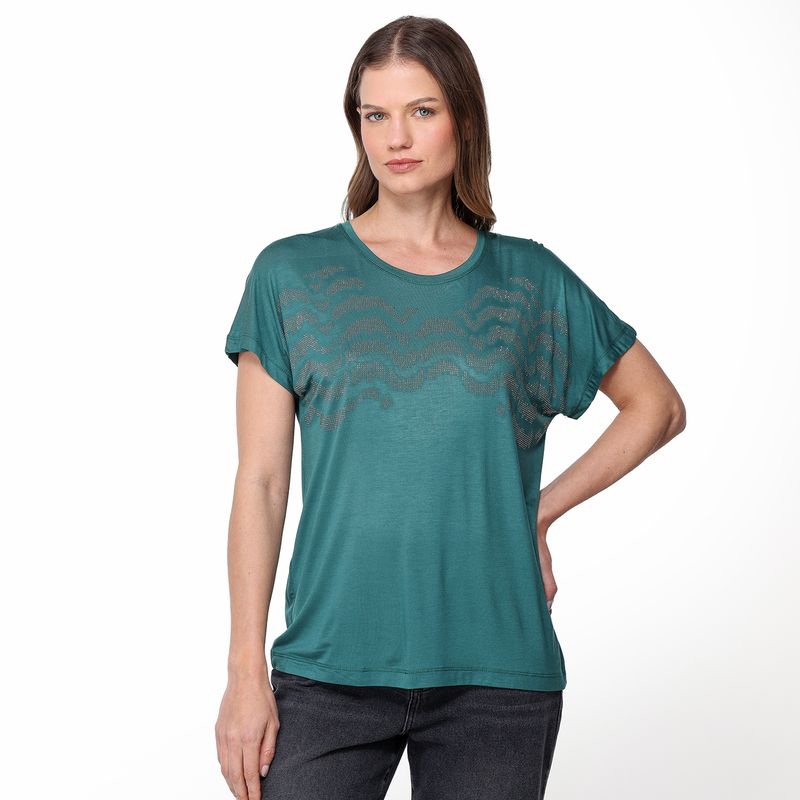 SOUTHLAND - Camiseta Mujer Con Estampado Manga corta Southland