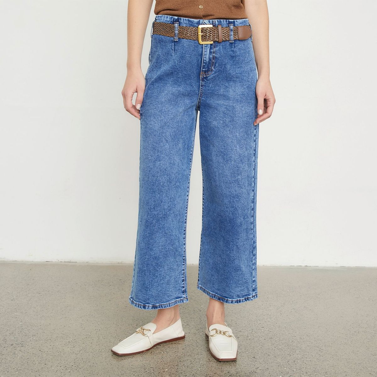 APOLOGY - Jean Wide leg Mujer Tiro alto Apology