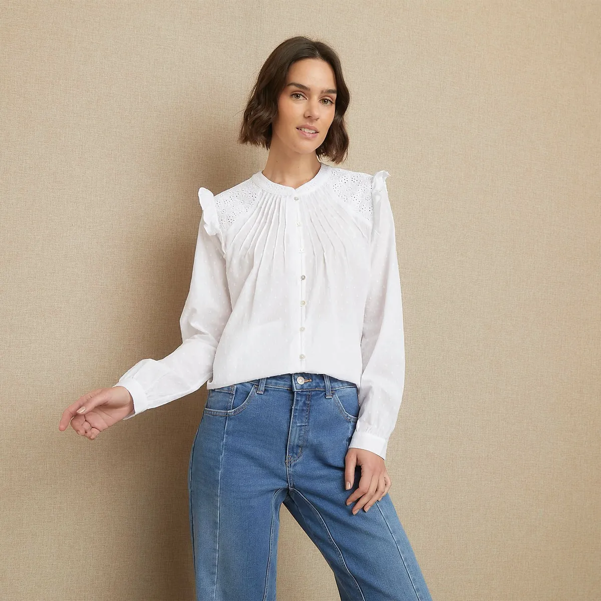 UNIVERSITY CLUB - Camiseta Mujer Manga larga Algodón University Club