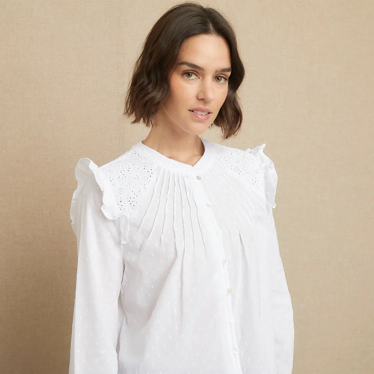 UNIVERSITY CLUB - Camiseta Mujer Manga larga Algodón University Club