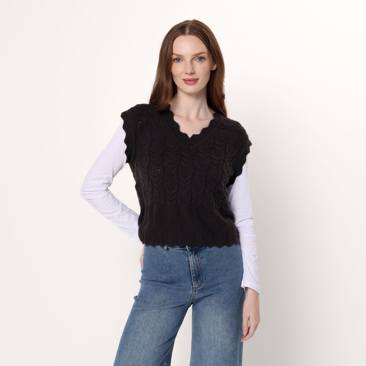 UNIVERSITY CLUB - Chaleco Mujer Tejido Slim fit University Club