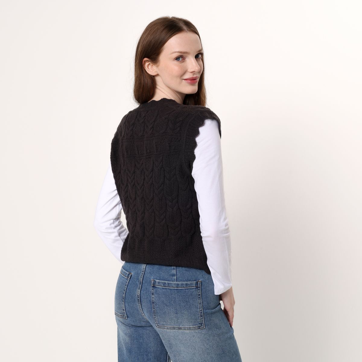 UNIVERSITY CLUB - Chaleco Mujer Tejido Slim fit University Club