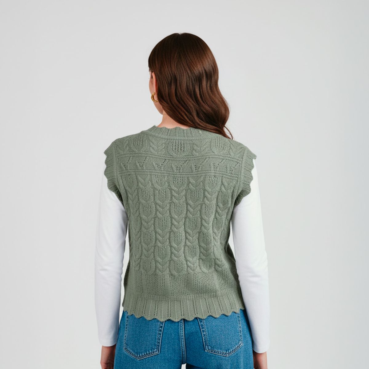 UNIVERSITY CLUB - Chaleco Mujer Tejido Slim fit University Club