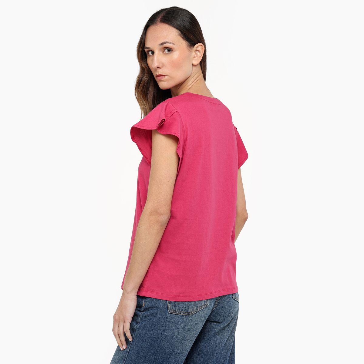 NEWPORT - Camiseta Mujer Manga corta de Algodón Newport