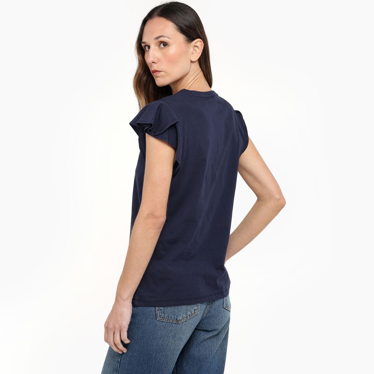 NEWPORT - Camiseta Mujer Manga corta de Algodón Newport