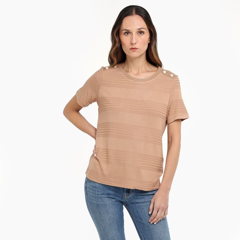 APOLOGY - Camiseta Mujer Manga corta de Viscosa Apology