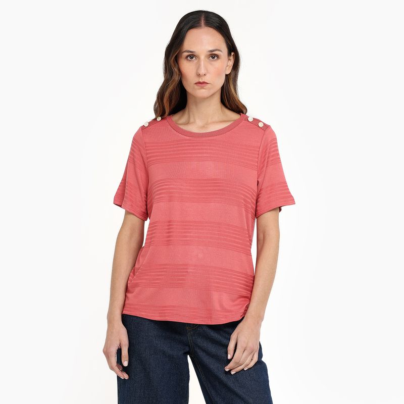 APOLOGY - Camiseta Mujer Manga corta de Viscosa Apology