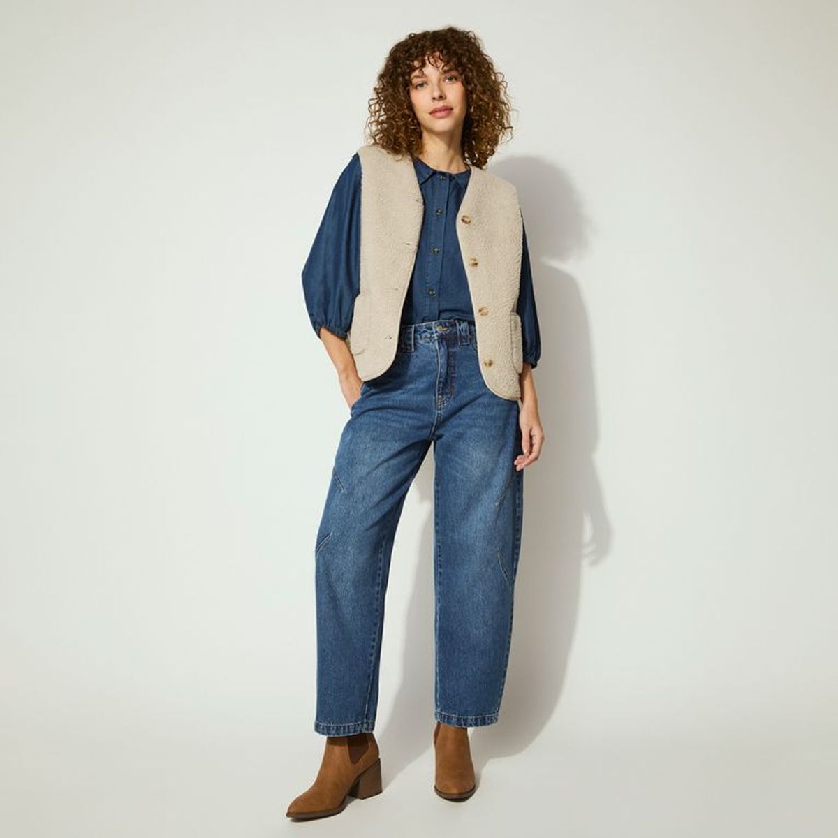 UNIVERSITY CLUB - Chaleco Mujer Ovejera University Club