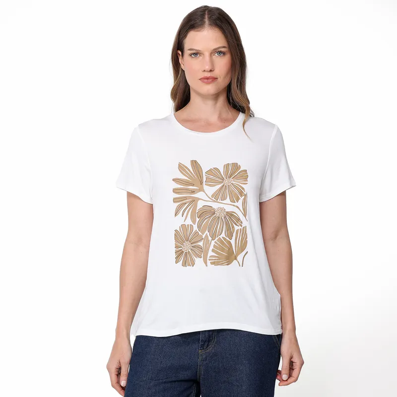SOUTHLAND - Camiseta Mujer Con Estampado Manga corta Southland