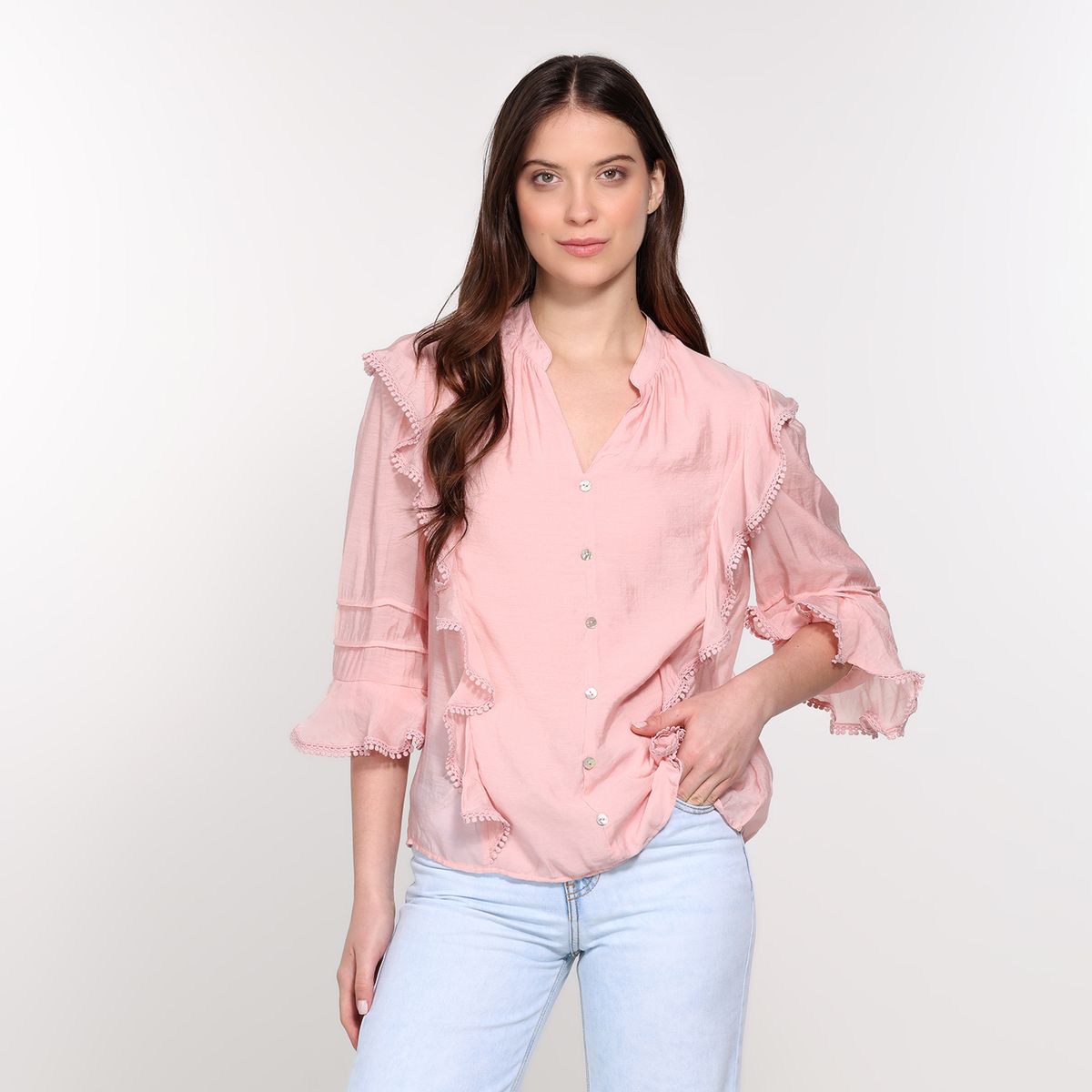 UNIVERSITY CLUB - Blusa Mujer Manga larga University Club