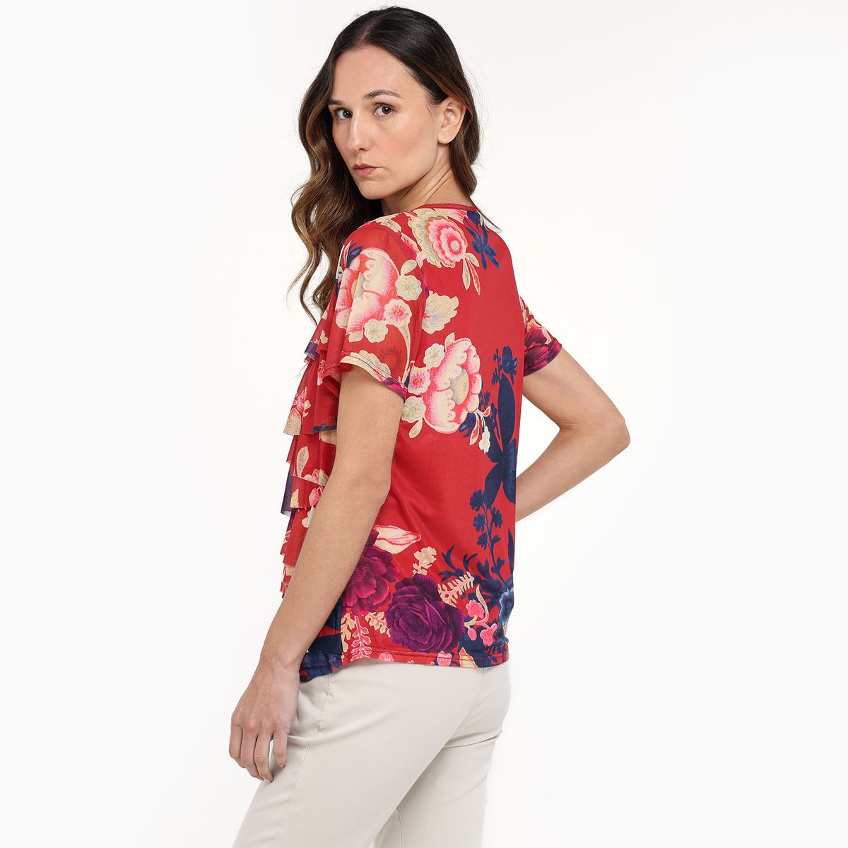 SOUTHLAND - Blusa Mujer con Estampado Manga corta Southland