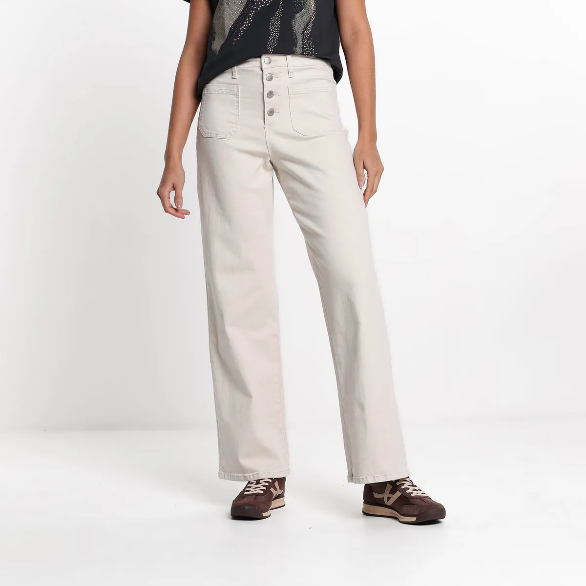 UNIVERSITY CLUB - Jean Recto Mujer Tiro medio University Club