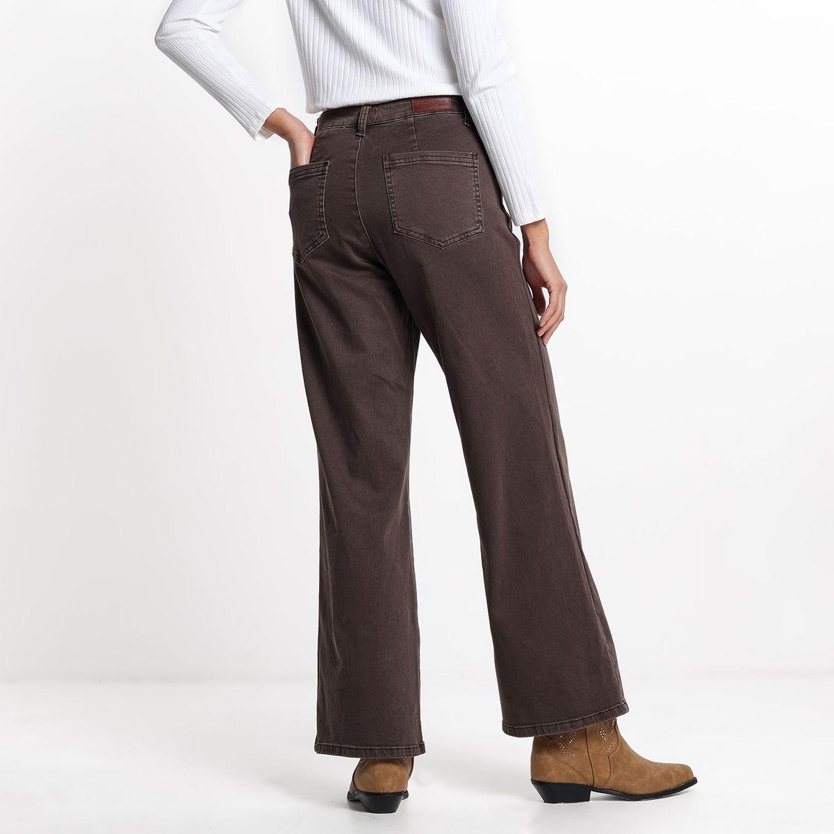 UNIVERSITY CLUB - Jean Recto Mujer Tiro medio University Club