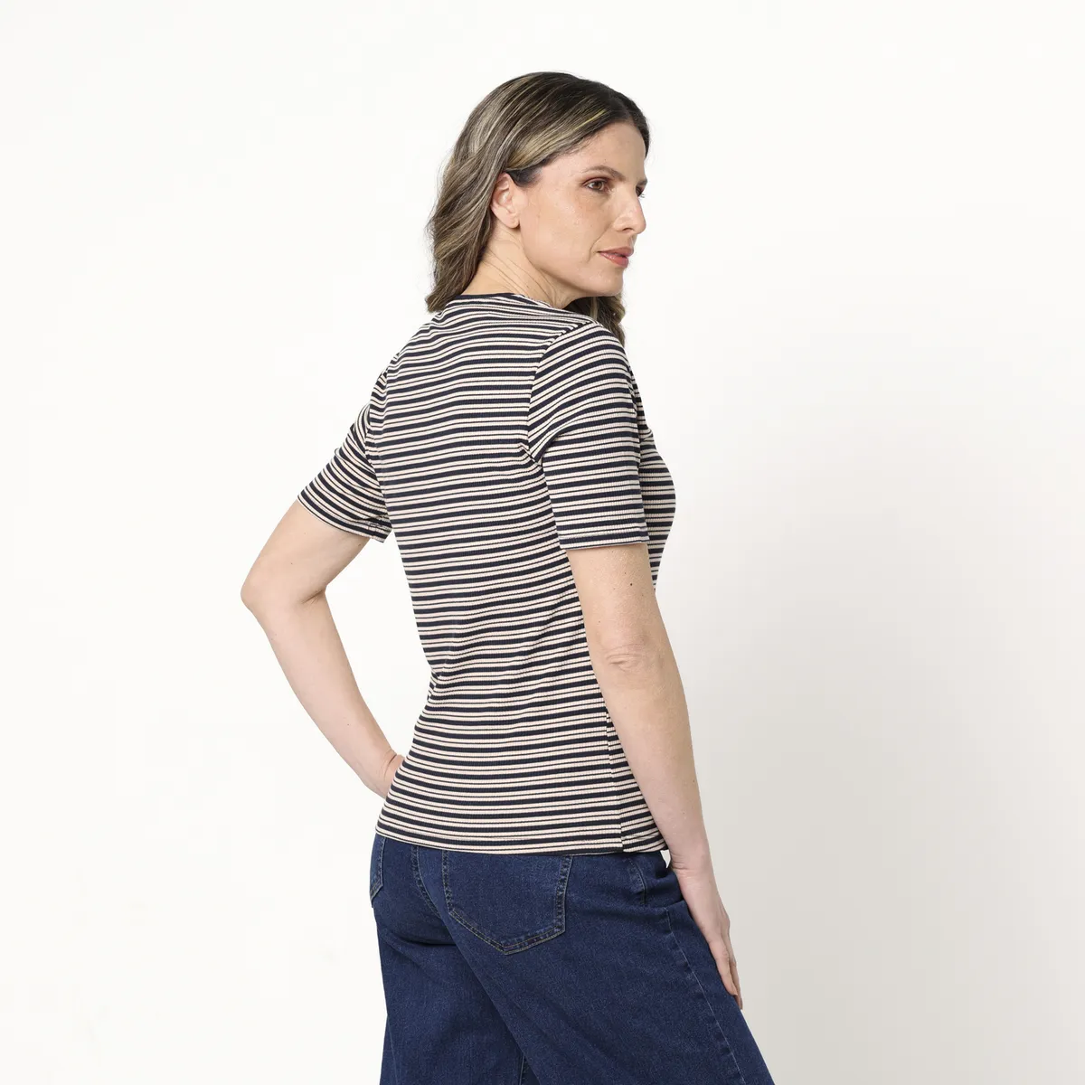 NEWPORT - Camiseta Mujer Manga corta de Algodón Newport