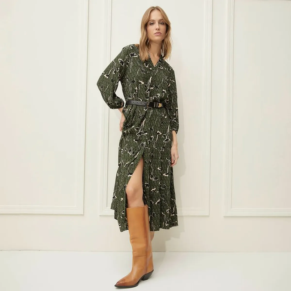 BASEMENT - Vestido Mujer Medio Casual Basement