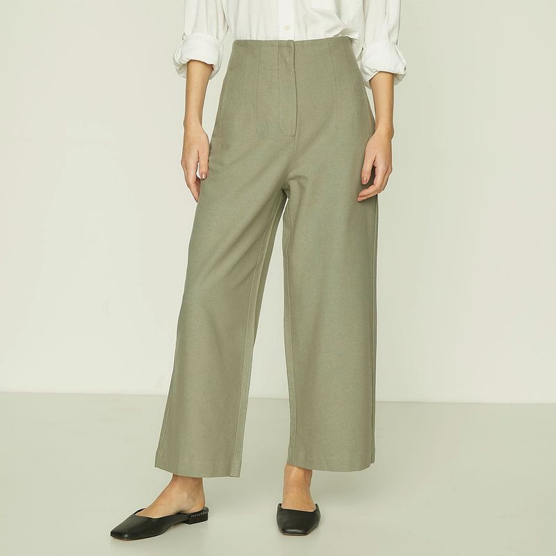 APOLOGY - Pantalón Culotte Mujer Tiro alto Apology