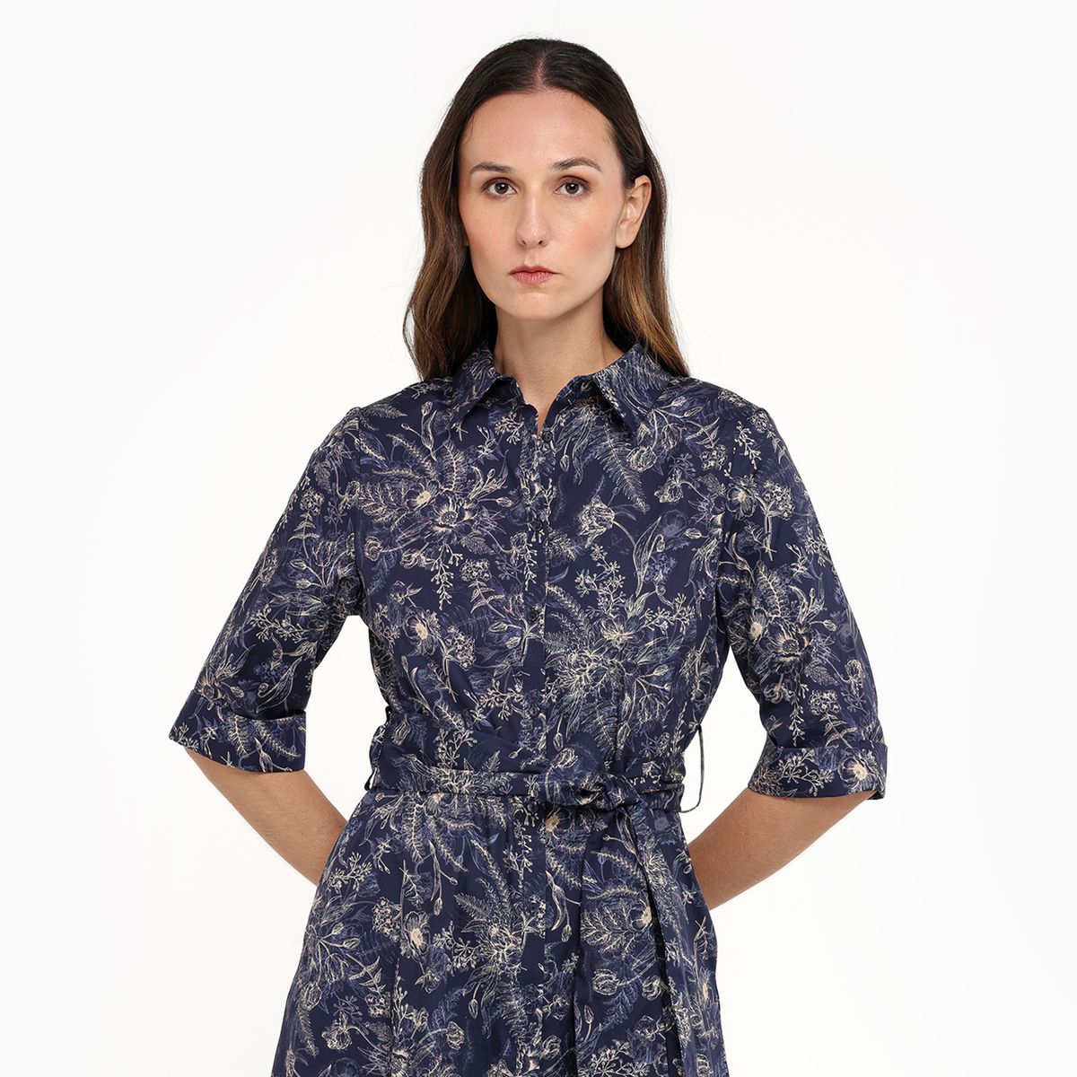 APOLOGY - Vestido Mujer Largo Casual Algodón Apology