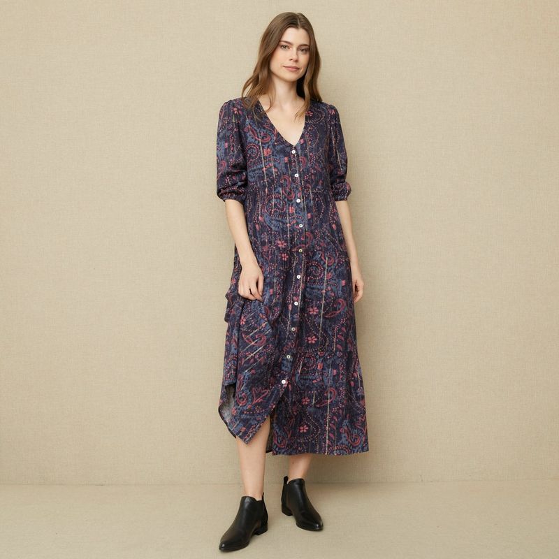 UNIVERSITY CLUB - Vestido Mujer Medio con Estampado University club