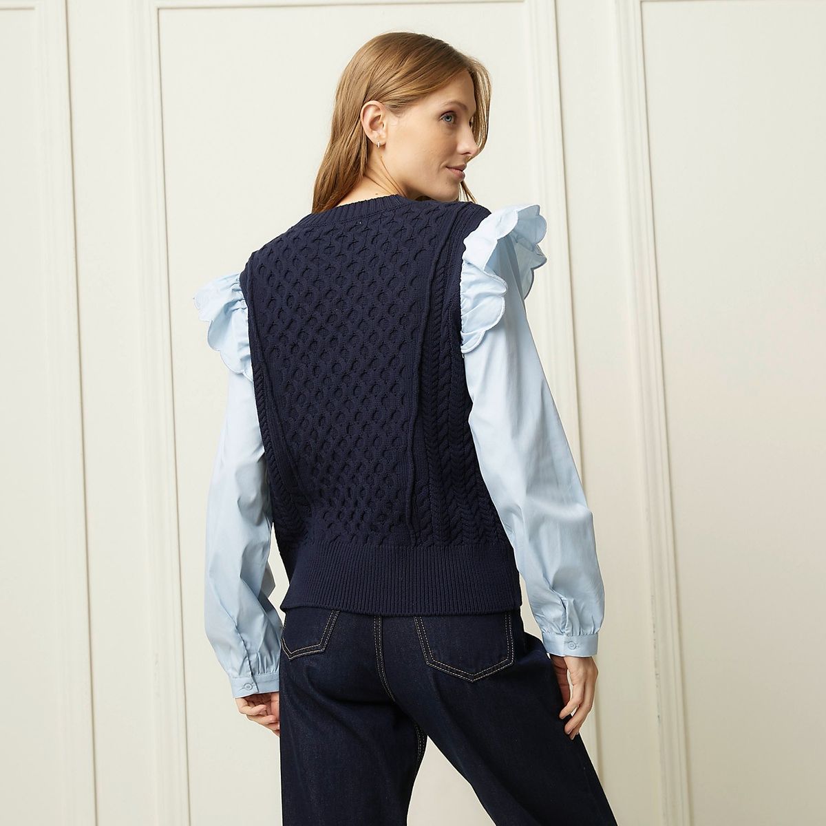 BASEMENT - Saco Mujer Algodón Basement