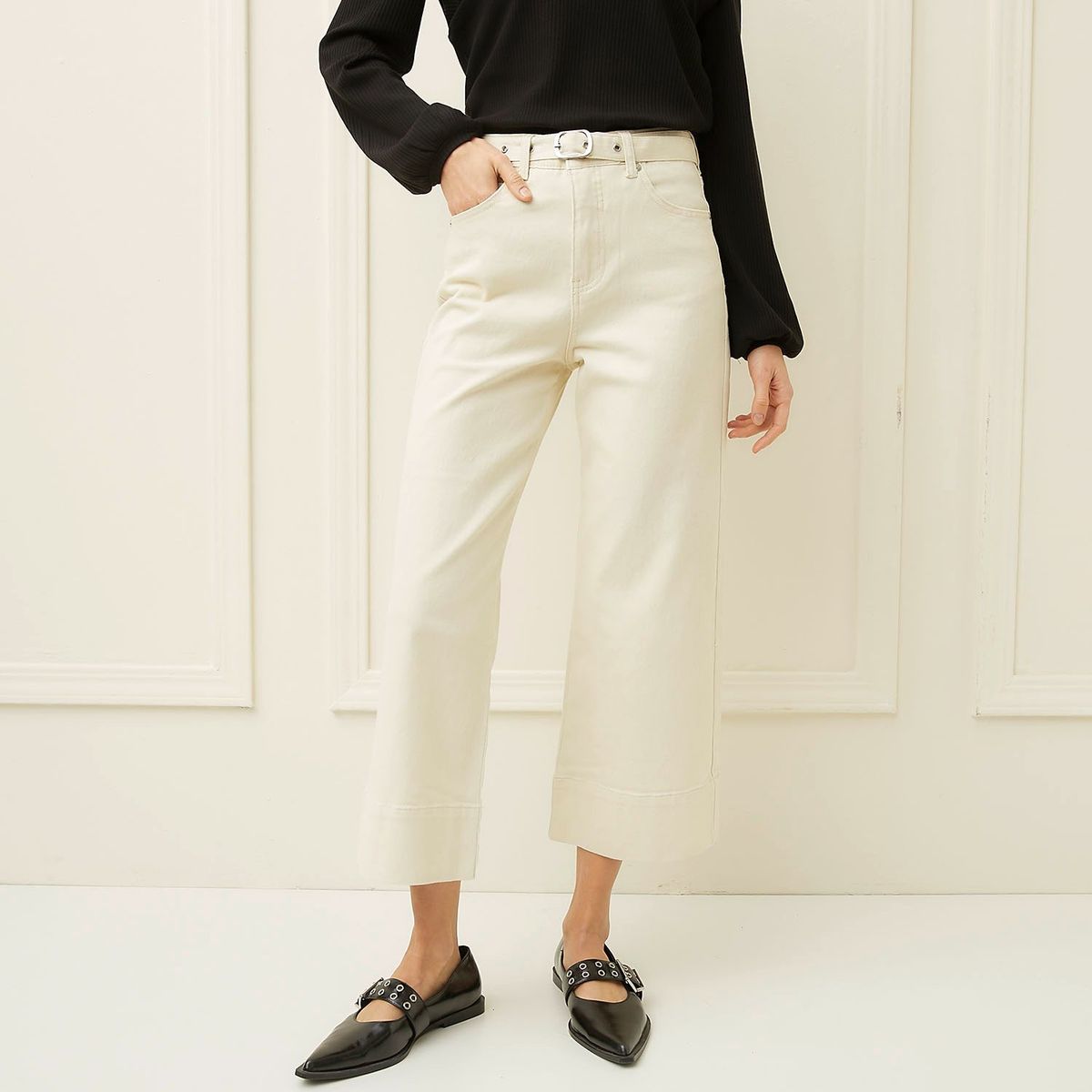 BASEMENT - Jean Culotte Mujer Tiro medio Basement