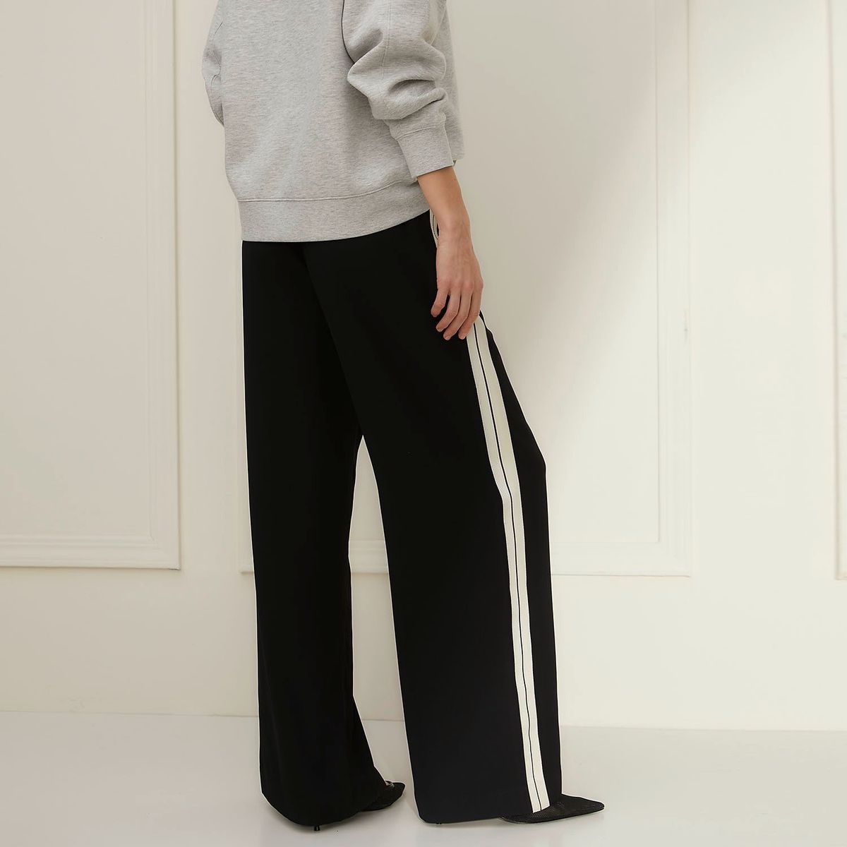 BASEMENT - Pantalón Wide leg Mujer Tiro alto Basement