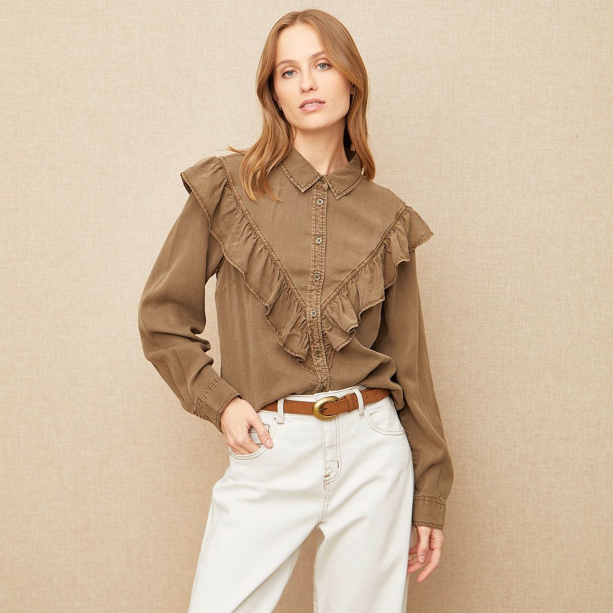 UNIVERSITY CLUB - Camisa Mujer Manga larga University Club