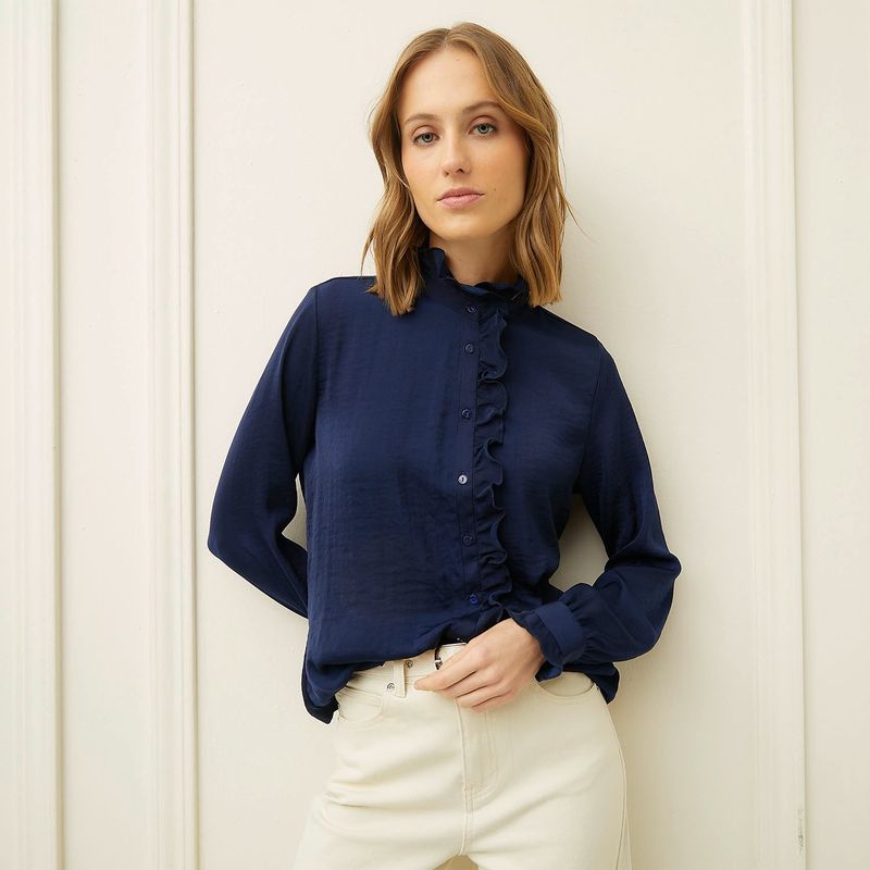  - Blusa Mujer Manga larga Basement