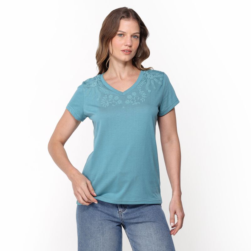 NEWPORT - Blusa Mujer Manga corta Newport