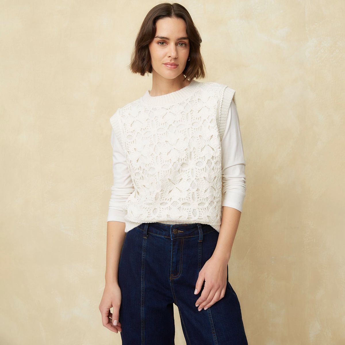 UNIVERSITY CLUB - Chaleco Mujer Tejido University Club