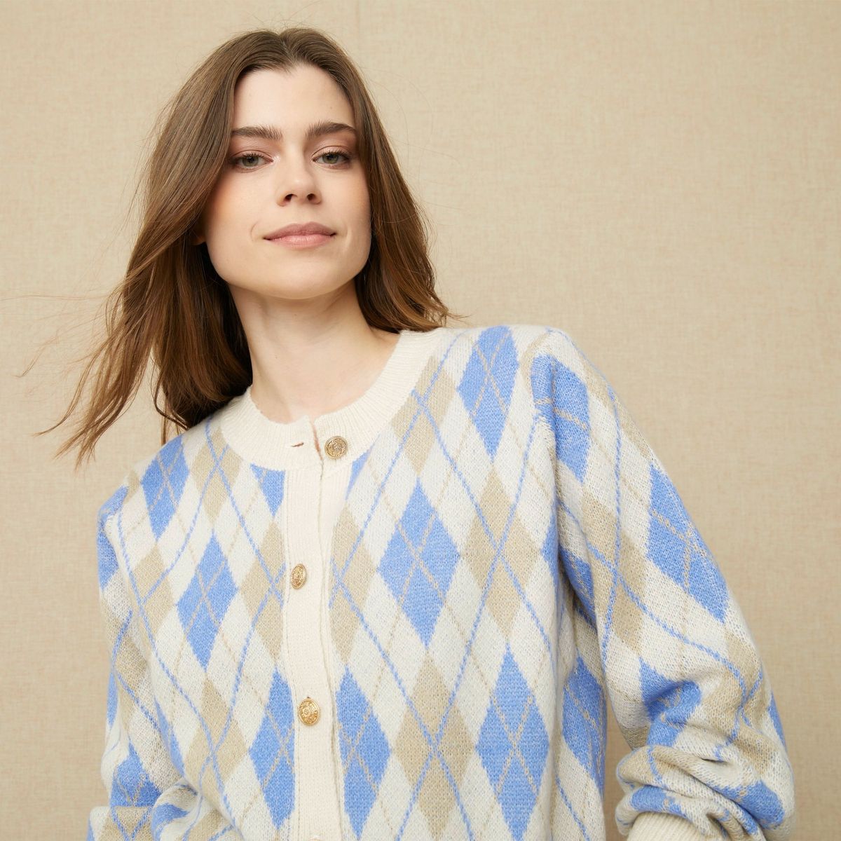 UNIVERSITY CLUB - Cardigan Mujer con Estampado Regular fit UNIVERSITY CLUB