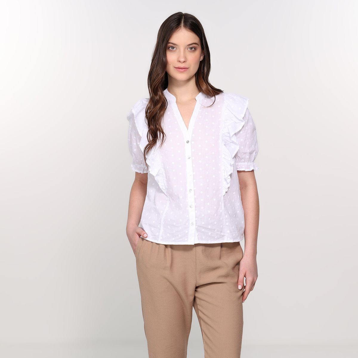 UNIVERSITY CLUB - Blusa Mujer Boleros Manga corta University Club 