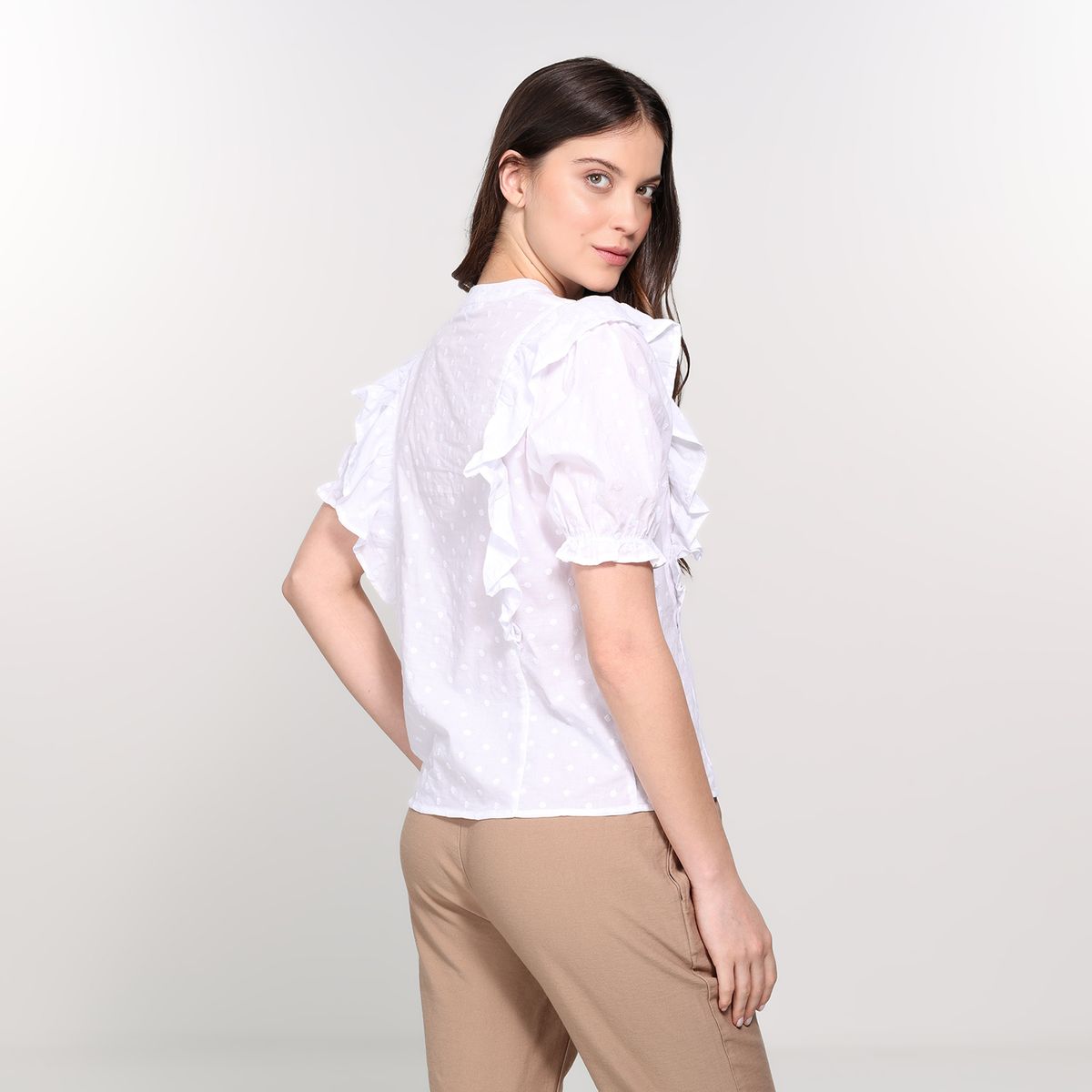 UNIVERSITY CLUB - Blusa Mujer Boleros Manga corta University Club 