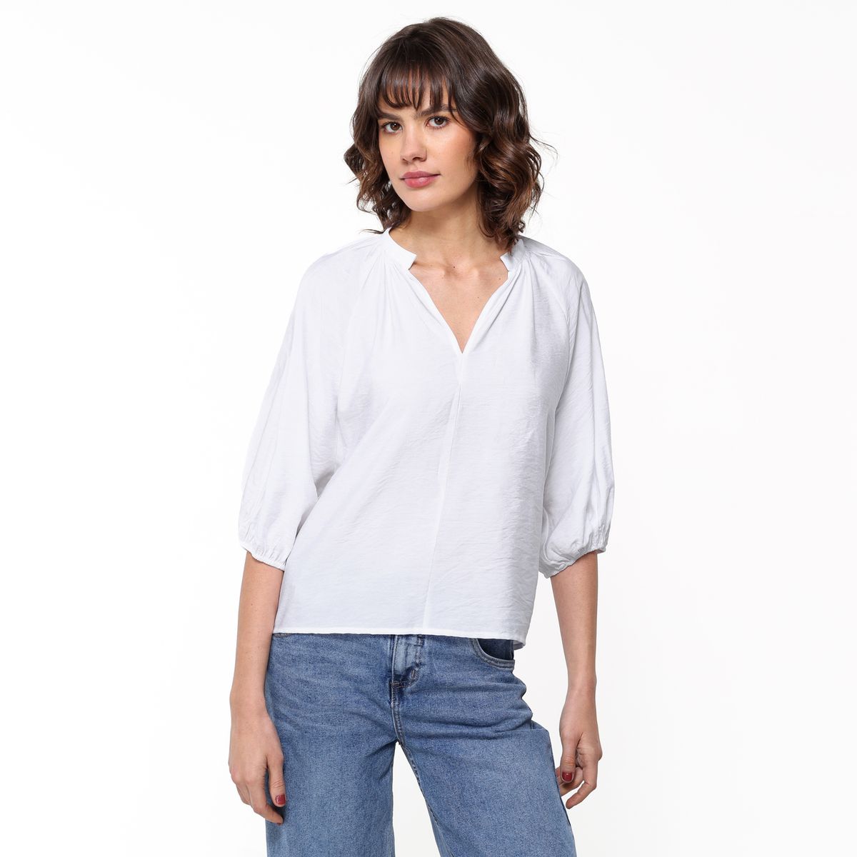 UNIVERSITY CLUB - Blusa Mujer con Estampado Manga 3/4  University Club