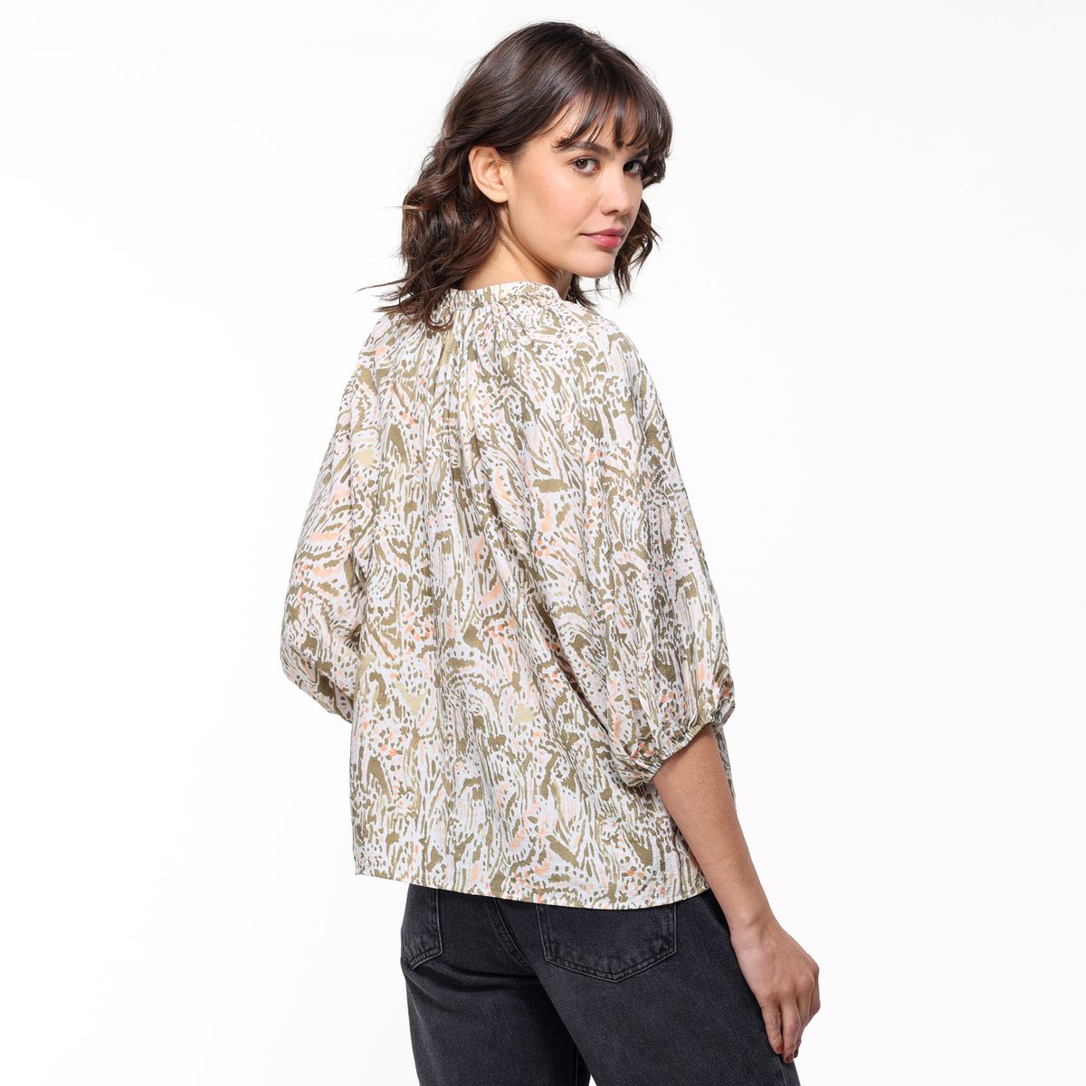 UNIVERSITY CLUB - Blusa Mujer con Estampado Manga 3/4  University Club