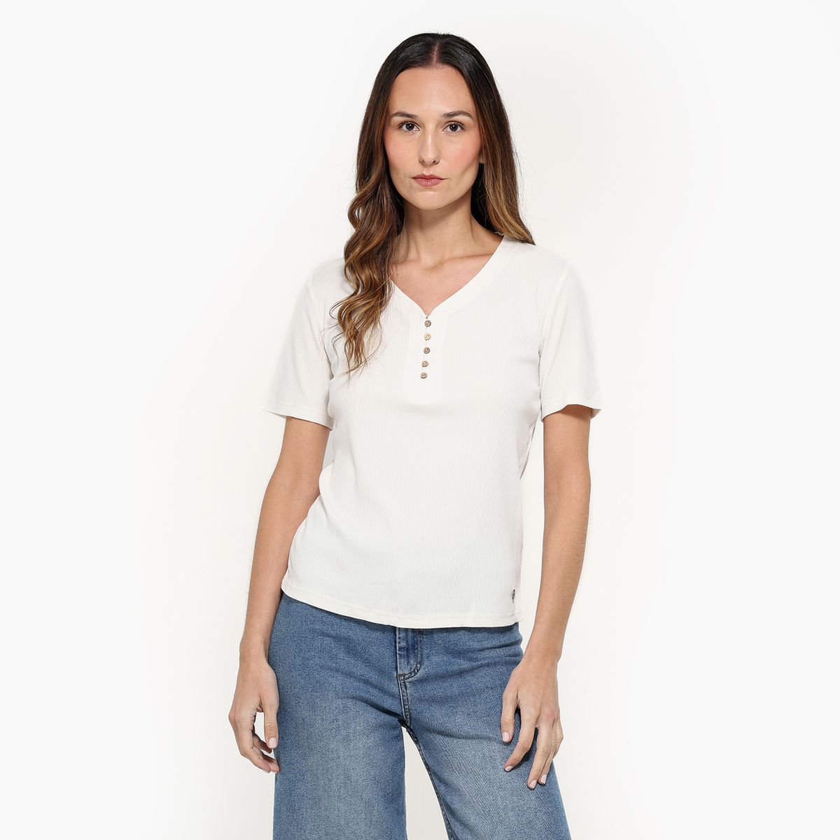 NEWPORT - Camiseta Mujer Manga corta Algodón Newport