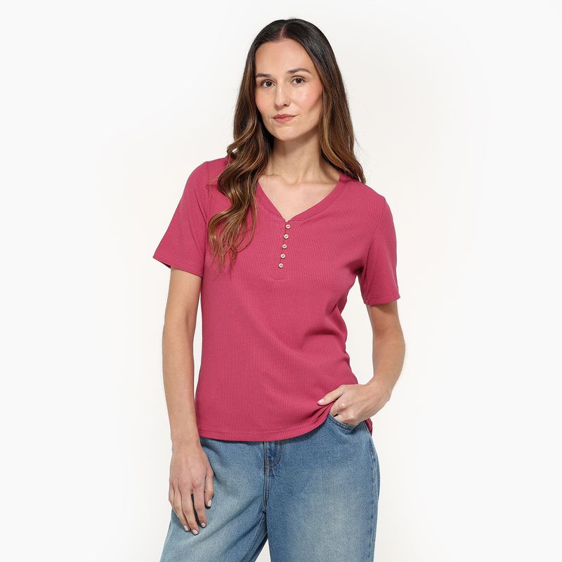 NEWPORT - Camiseta Mujer Manga corta Algodón Newport