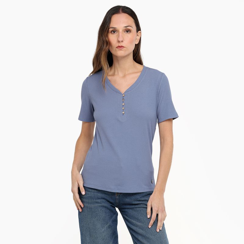 NEWPORT - Camiseta Mujer Manga corta Algodón Newport