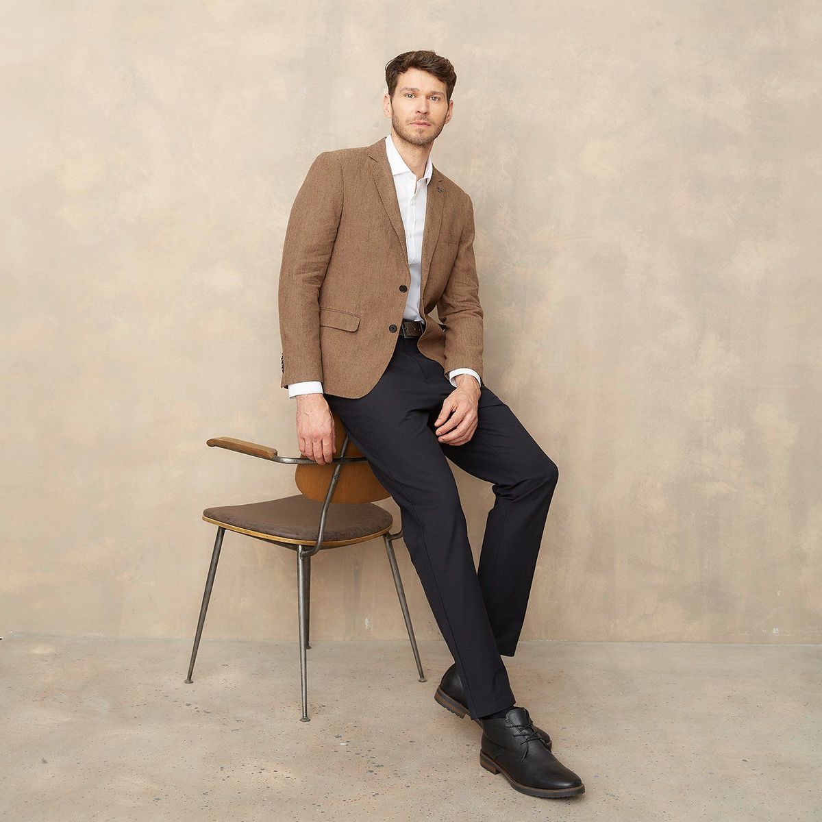 WOLF & HANK - Pantalón Chino Hombre Recto Wolf & Hank