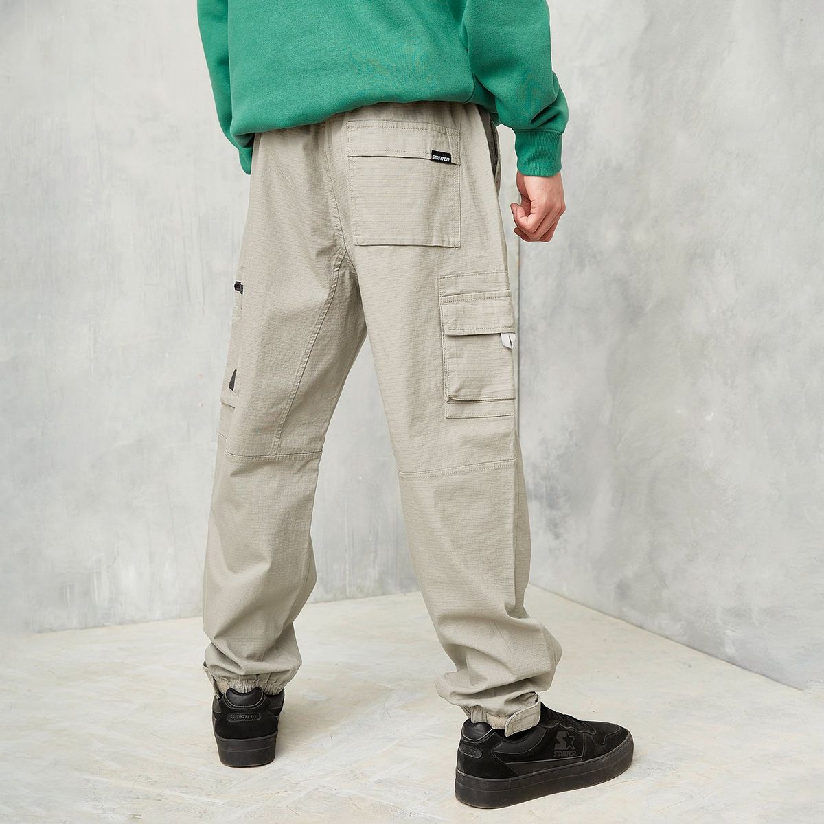 STARTER - Pantalón cargo Hombre Jogger de Algodón Starter