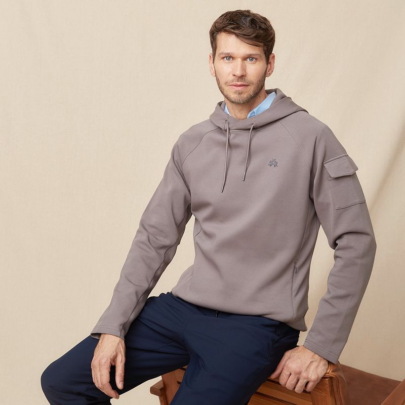 LA MARTINA - Hoodie Hombre de Algodón La Martina