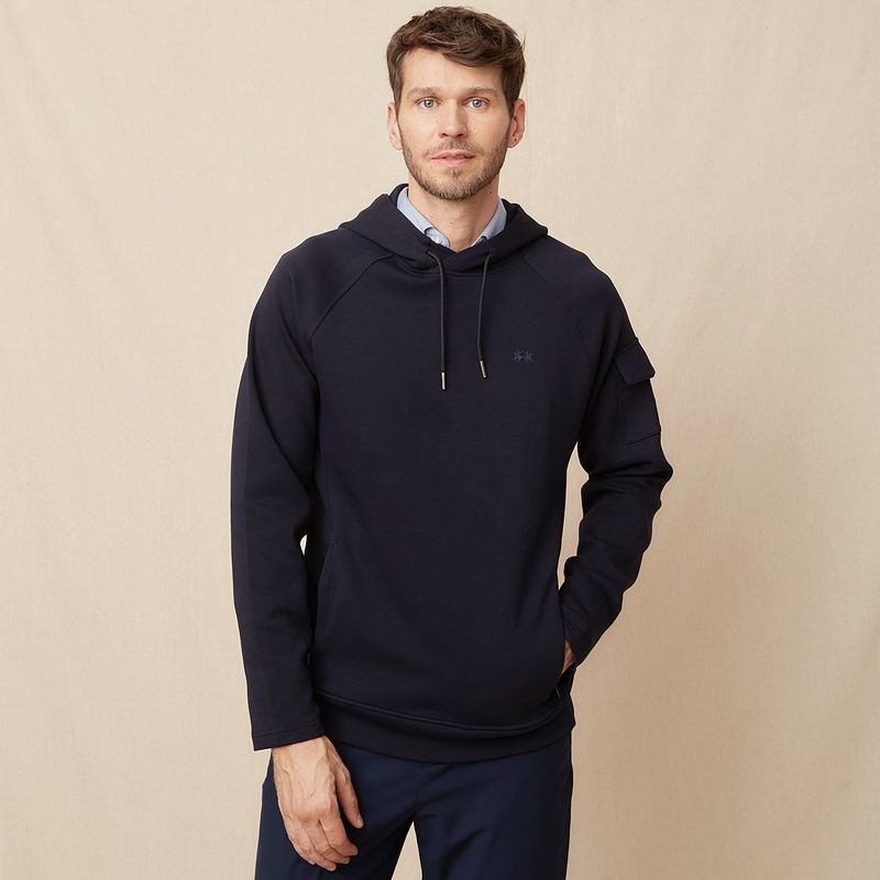 LA MARTINA - Hoodie Hombre de Algodón La Martina